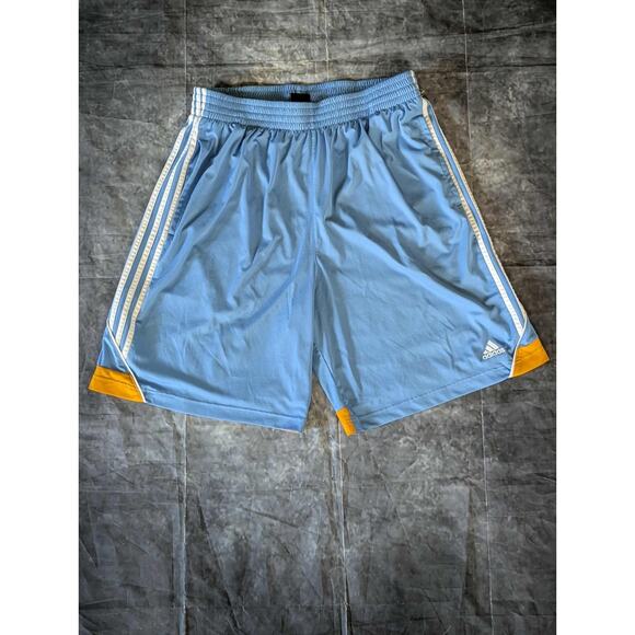 ADIDAS CLIMALITE Women's Athletic Light Blue Size XL Athletic Basketball Shorts - Picture 1 of 7